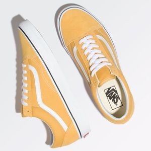 old skool yellow vans